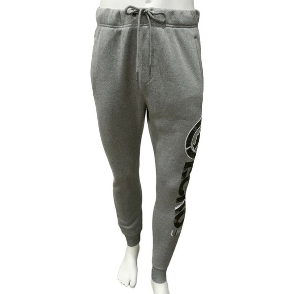 NWT ECKO UNLTD. AUTHENTIC MEN'S GRAY FLEECE PULL ON JOGGER PANTS SIZE M - Picture 2 of 5